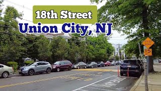 Walking on 18th Street in Union City, New Jersey, USA | John F Kennedy Blvd to Mountain Rd