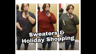 Plus Size Sweaters & Holiday Shopping