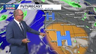 Tracking smoke and cooler temperatures