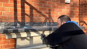 Installing Code 5 Lead Capping To Stone Window Heads