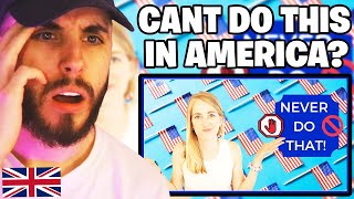 Brit Reacts to 7 DON'TS When Visiting the United States of America