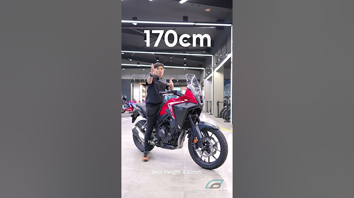 Riders with different sizes on honda NX500,