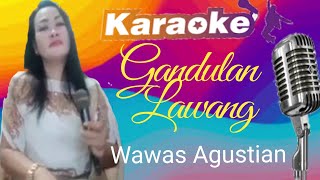 Karaoke || GANDULAN LAWANG || Voc. Wawas Agustian