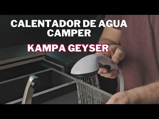 Termo Agua Caliente Kampa Geyser - Todo Campers