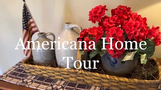 Colonial Americana Home Tour ~ Antiques/Primitives