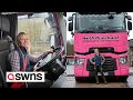 Meet the smallest lorry driver in the world  a 4ft 9in woman  swns