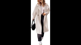 Faleave Womens Single Breasted Wool Coat Review - Pros & Cons - Womens Peacoat
