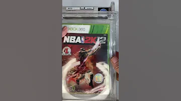 NBA 2K12 Michael Jordan Xbox 360 WATA 9 4 A 1st Print Factory Sealed 