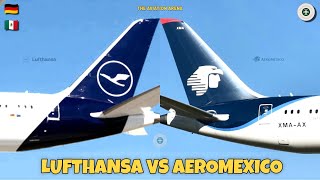 Lufthansa Vs Aeromexico Comparison 2024! 🇩🇪 Vs 🇲🇽