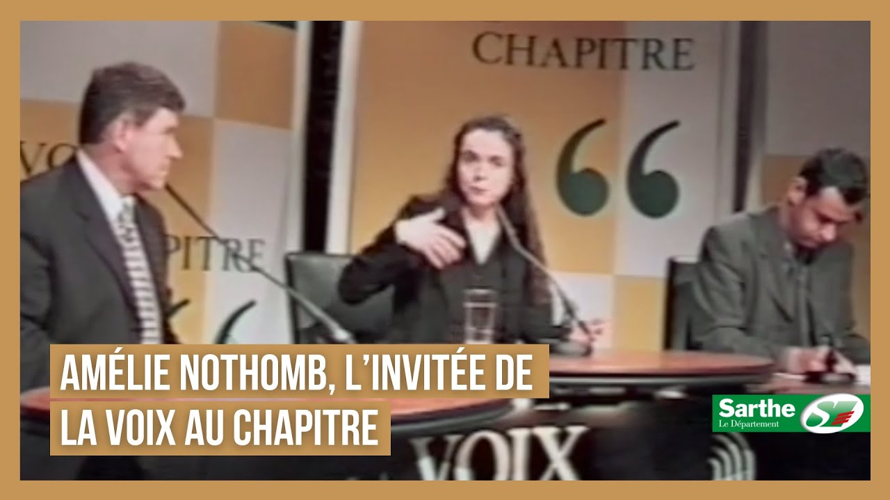 Amélie Nothomb, l'invitée de la Voix au Chapitre