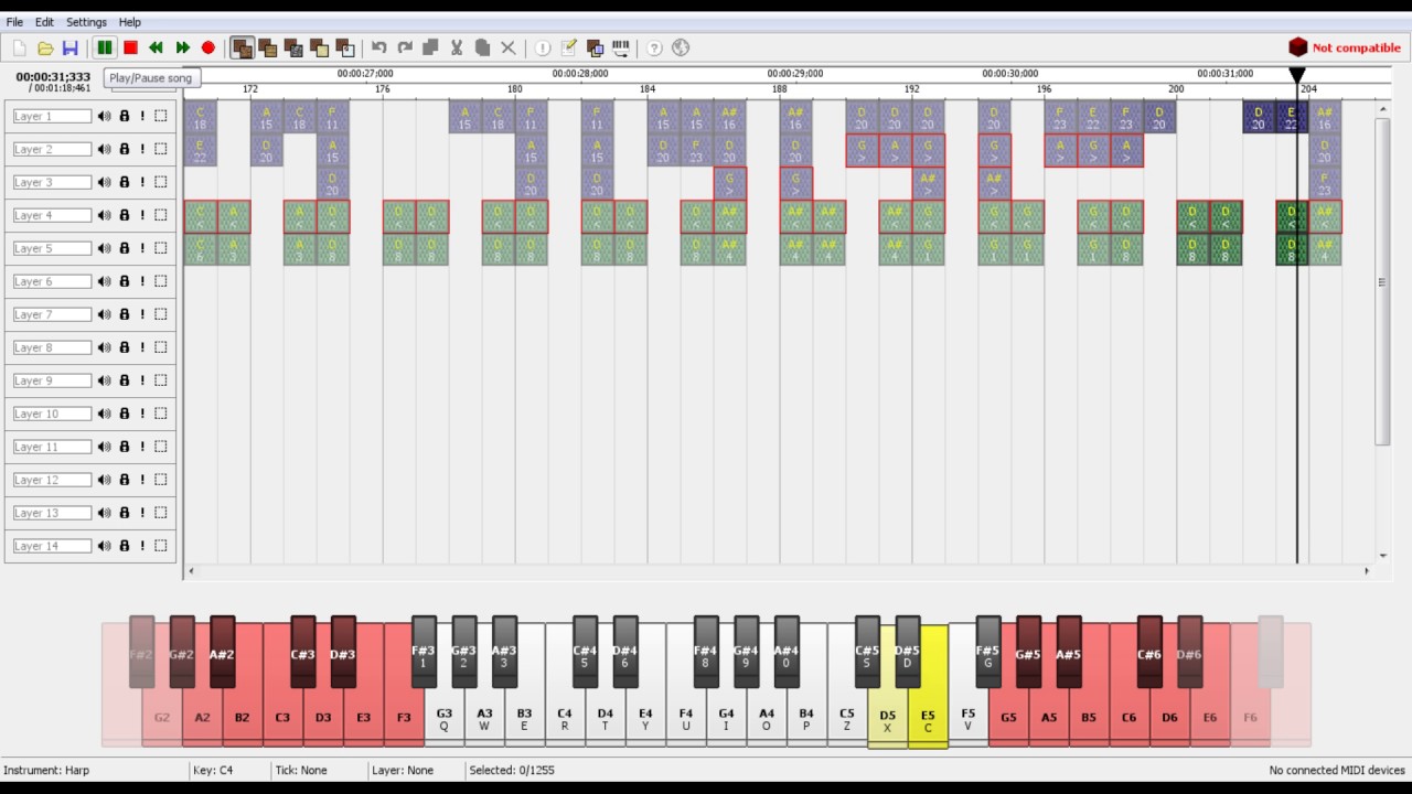 Minecraft Note Block Studio 3 1 Download Free Minecraft Note Block Studio Exe