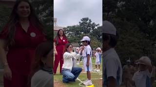 S Adorable Interaction With A Child At A School Event Goes Viral