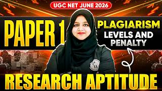 UGC NET Paper 1 | UGC NET Paper 1 Research Aptitude Plagiarism | Research Aptitude Paper 1 UGC NET