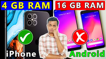 🔥 Why iPhone Need Less RAM? 📲 Why Android Need More RAM than iOS? 📞 iPhone Me RAM Kitna Hota Hai?