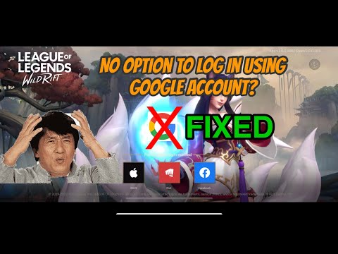 HOW TO SIGN IN WITH GOOGLE ACCOUNT IN IOS | LEAGUE OF LEGENDS WILD RIFT