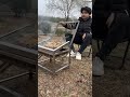 This barbecue grill is perfect for outdoor grilling.