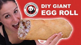 DIY Giant Panda Express EGG ROLL Competition DIY Giant Panda Express EGG ROLL Competition
