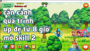 Ngọc rồng online | Cận cảnh cách up đệ tử pem, 8 giờ mở skill 2 như thanhtoong
