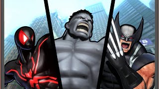 Ultimate Marvel VS Capcom 3  SpiderMan/Hulk/Wolverine  Arcade Mode Playthrough