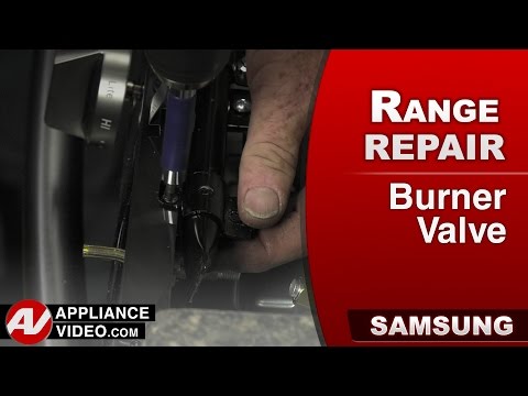 Samsung Stove Repair - Low gas flow - Burner Valve