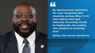 Federal judge blocks Iowa SNAP restrictions, Reynolds calls ruling 'short-sighted'