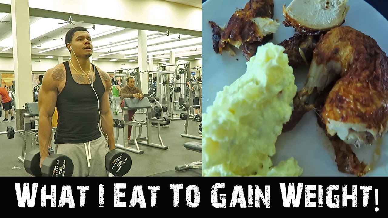 WHAT I EAT TO GAIN WEIGHT + SHOULDER DAY IN THE GYM