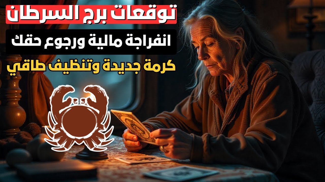 توقعات برج السرطان 🦀 طاقة قوية وفرص جديدة ✨ العوض في الطريق ليك 🙏 وفلوس كتير جيالك 💵