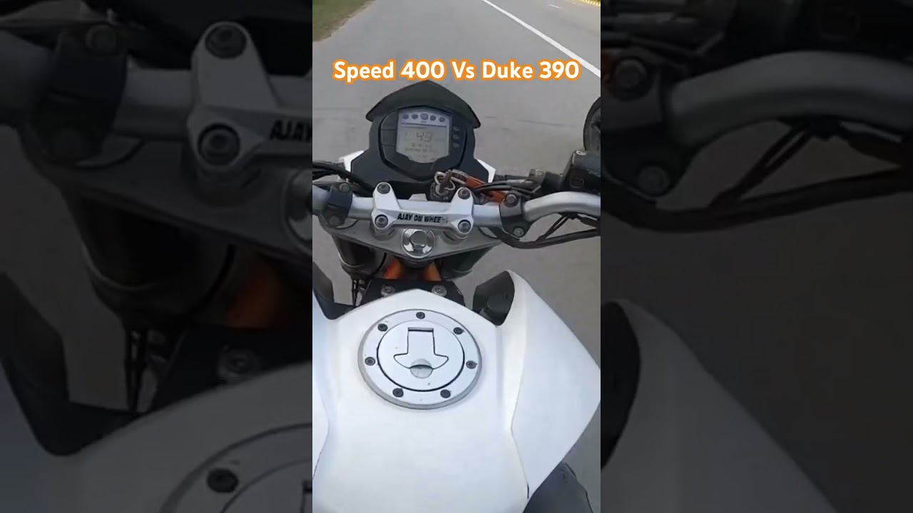 Drag Race! Triumph Speed 400 Vs Duke 390