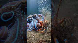 Supersonic Punch vs Deadly Venom Mantis Shrimp Obliterates Blue Ringed Octopus