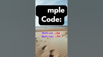 ➡️ Determine the min and max values in an array.  #javascript #array #minimum #maximum