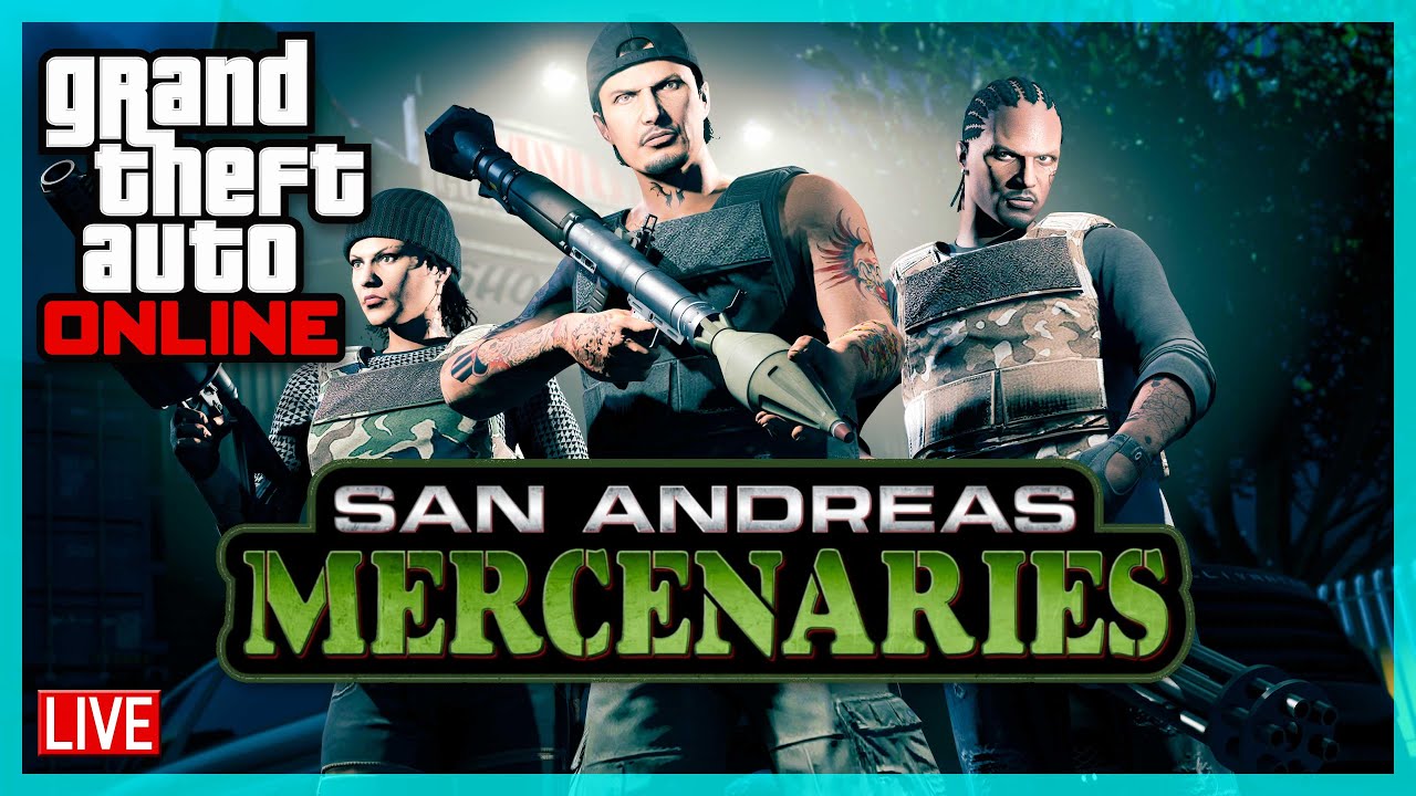 🔴 SAN ANDREAS MERCENARIES DLC • GTA Online | Rob Himself - YouTube