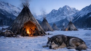 How Tipis Stayed Warm at −30°C | Native American Winter Survival