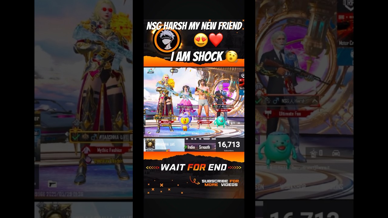 Am Shock🫨NSG HARSH MY NEW FRIEND 💀 