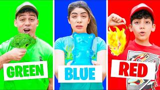 Jason and Alex Food in One Color Challenge