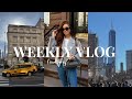 Weekly vlog my makeup routine how i wake up early  healthy food haul  erika fox