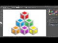 How to Create Pyramid Cubes in Adobe Illustrator