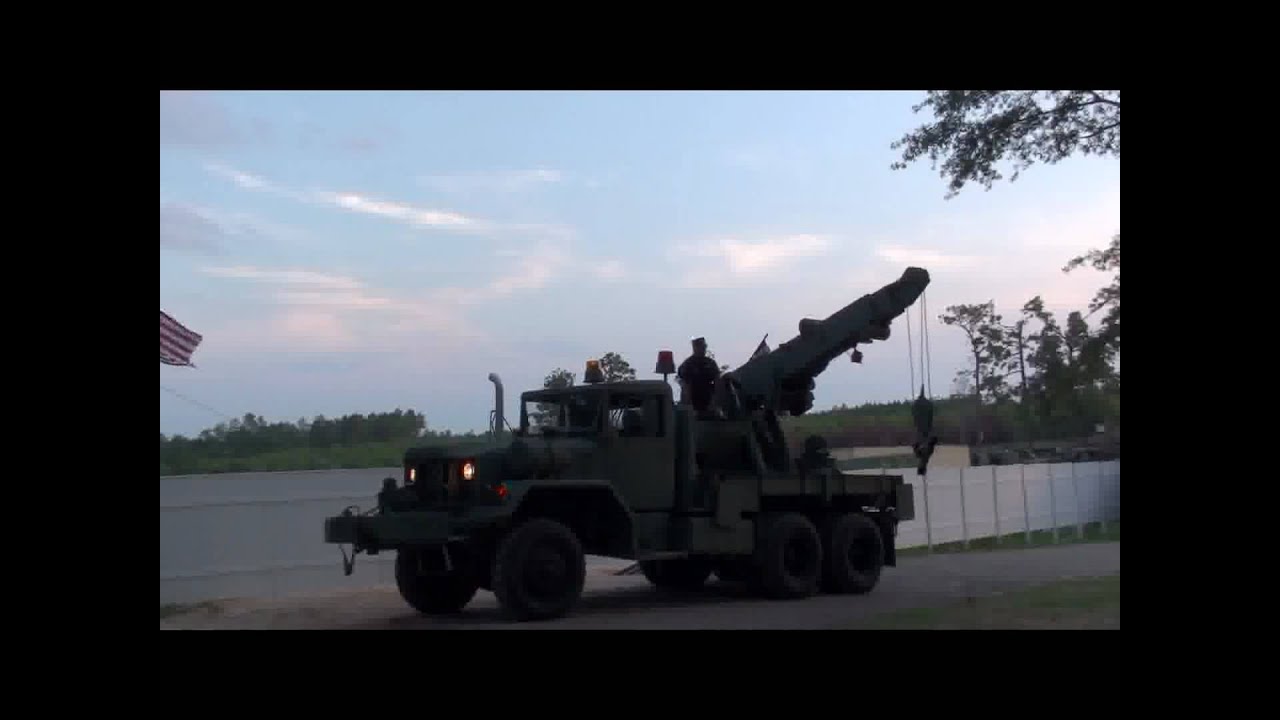 Portable 270° Crane on 6x6 Chassis M816 Wrecker