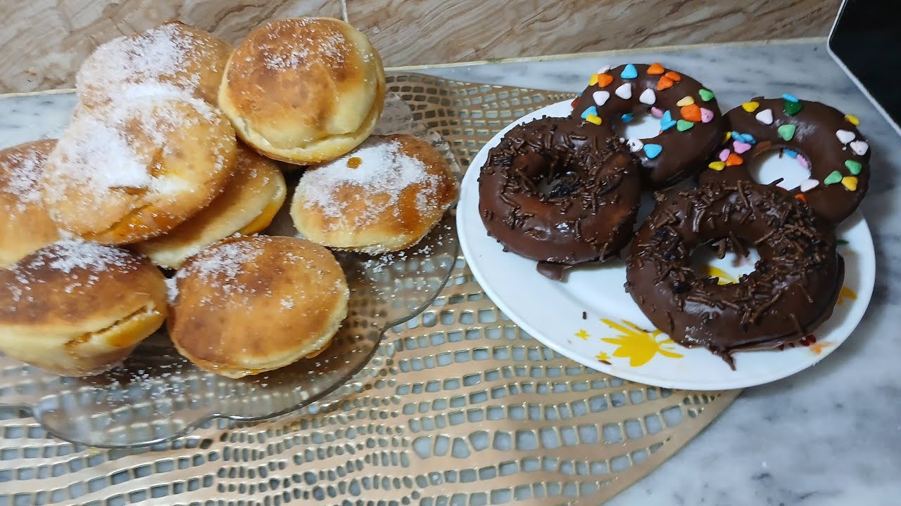 ليبيني و دونات بعجينة وحدة👌 طراوة و هشاشة ما تتفوتش 🤩🍩