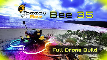 SpeedyBee Bee 35 Full Drone Build Tutorial🤩😎 #fpv #speedybee #drone #leds #building