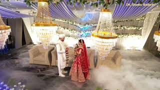 Prachi & Rajendra Bast_Varmala_Indian_wedding___Ram Sita Ram (From "Adipurush") by Karthik, Sachet 