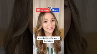 Difference between Öğretmen and Hoca 👩‍🏫📚 #turkish #fyp #learnturkishurkierkish #التركية rc