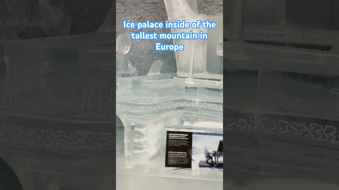 Ice palace in Jungfrau Switzerland!