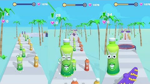 Juice Run 🍺🍻🍷 All Levels Gameplay Walkthrough (Android,ios) Level - 191 #Shorts