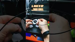 Welding 3D Printer Filament shorts