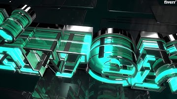 Create 3d glass and neon logo intro,plus a gift - Best Logo Animation service