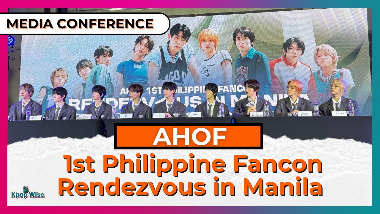 [250829] AHOF Holds Media Conference in Manila for 1st Philippine Fancon Rendezvous