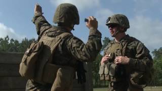 2nd Battalion, 2nd Marine Regiment, 2nd Marine Division, conduct a live hand grenade range