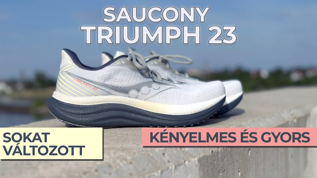 video Saucony Triumph 23 futócipő
