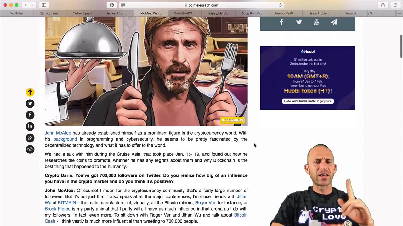 Bitcoin Price Prediction - Will John McAfee Eat His D!ck??? bitcoin price forecast