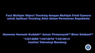 TA151601038 - Fast Multiple Object Tracking using Multiple Camera